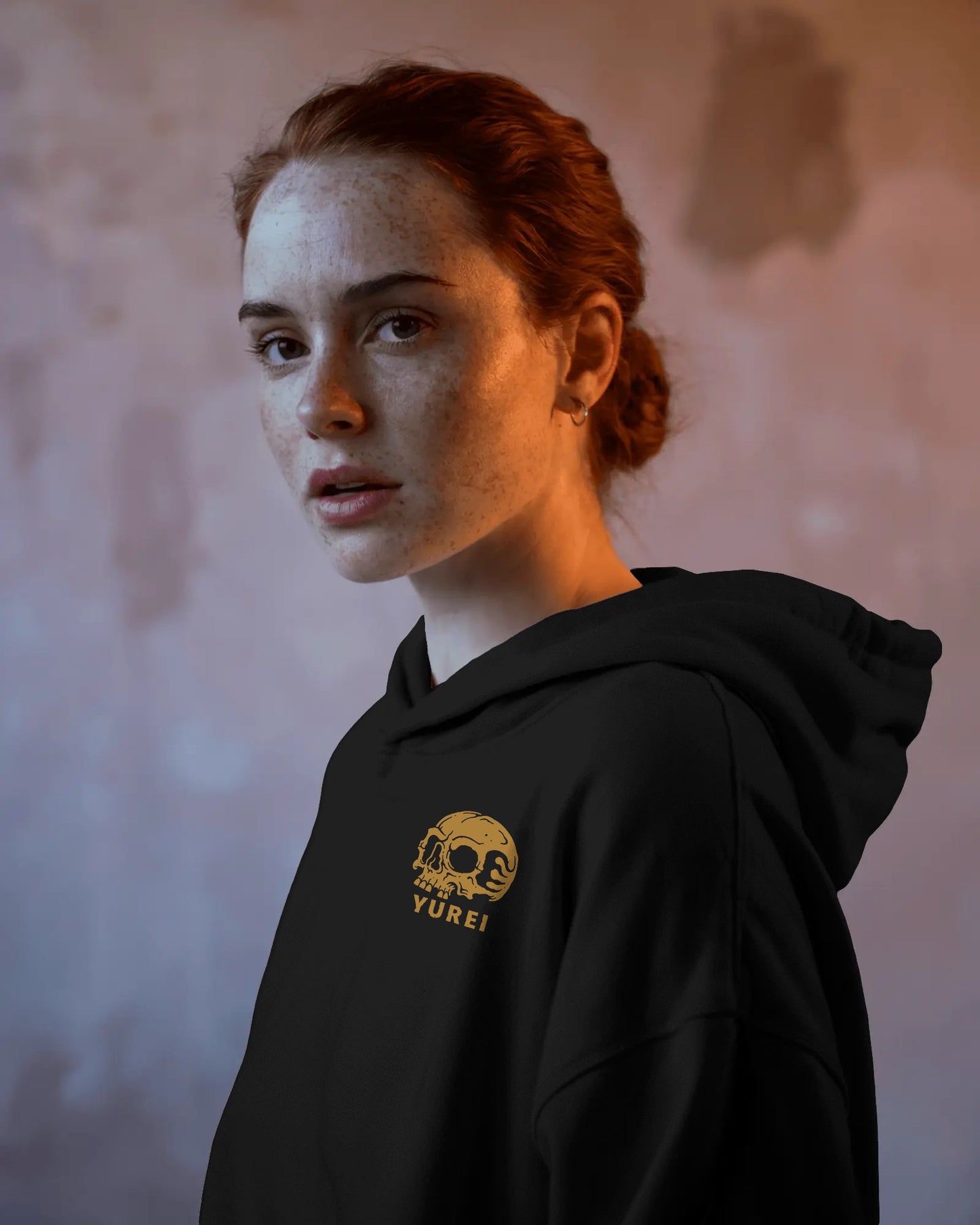 Gold skull hoodie