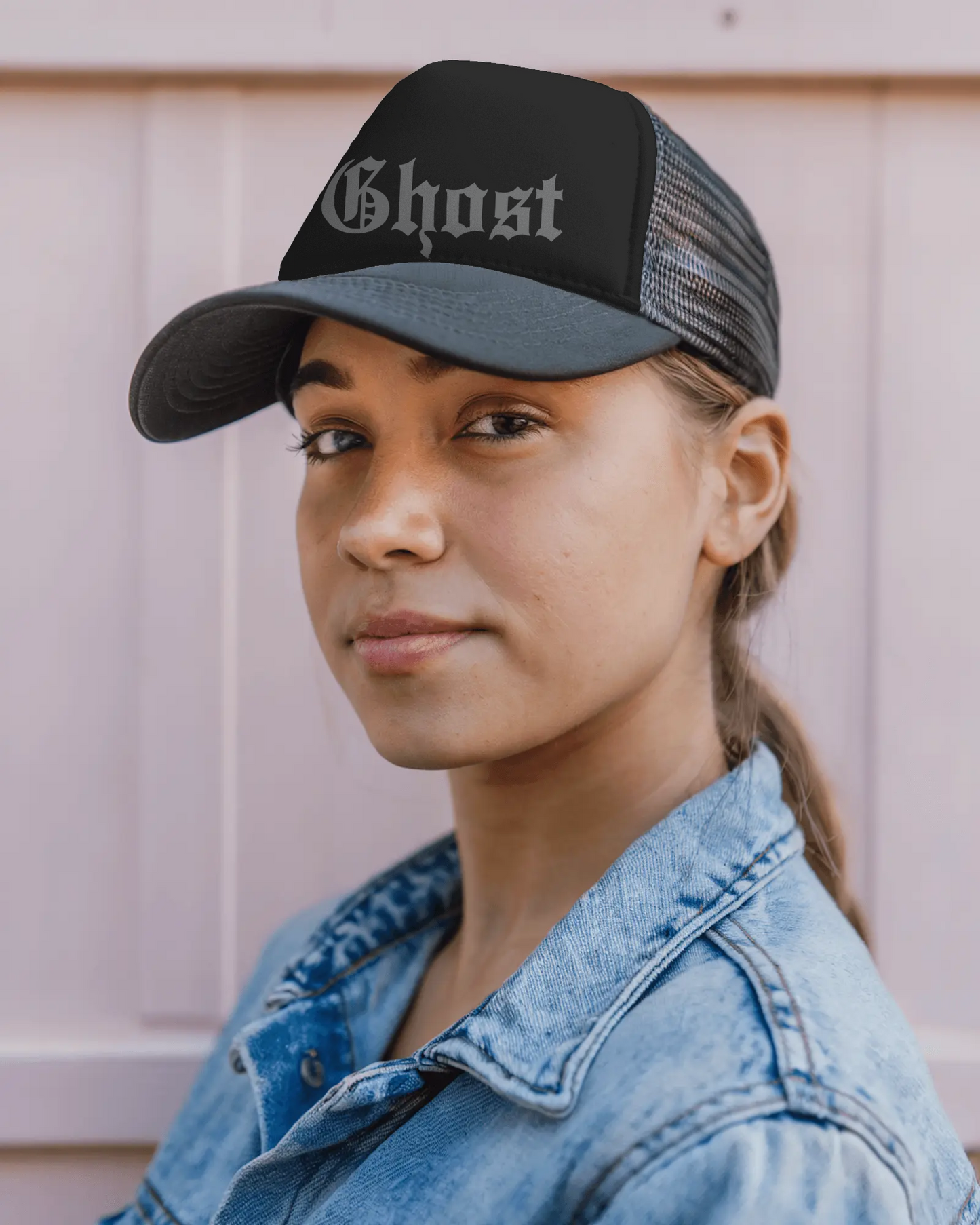 Snapback Trucker Cap Ghost