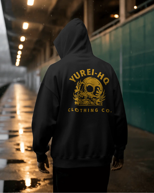 Gold skull hoodie