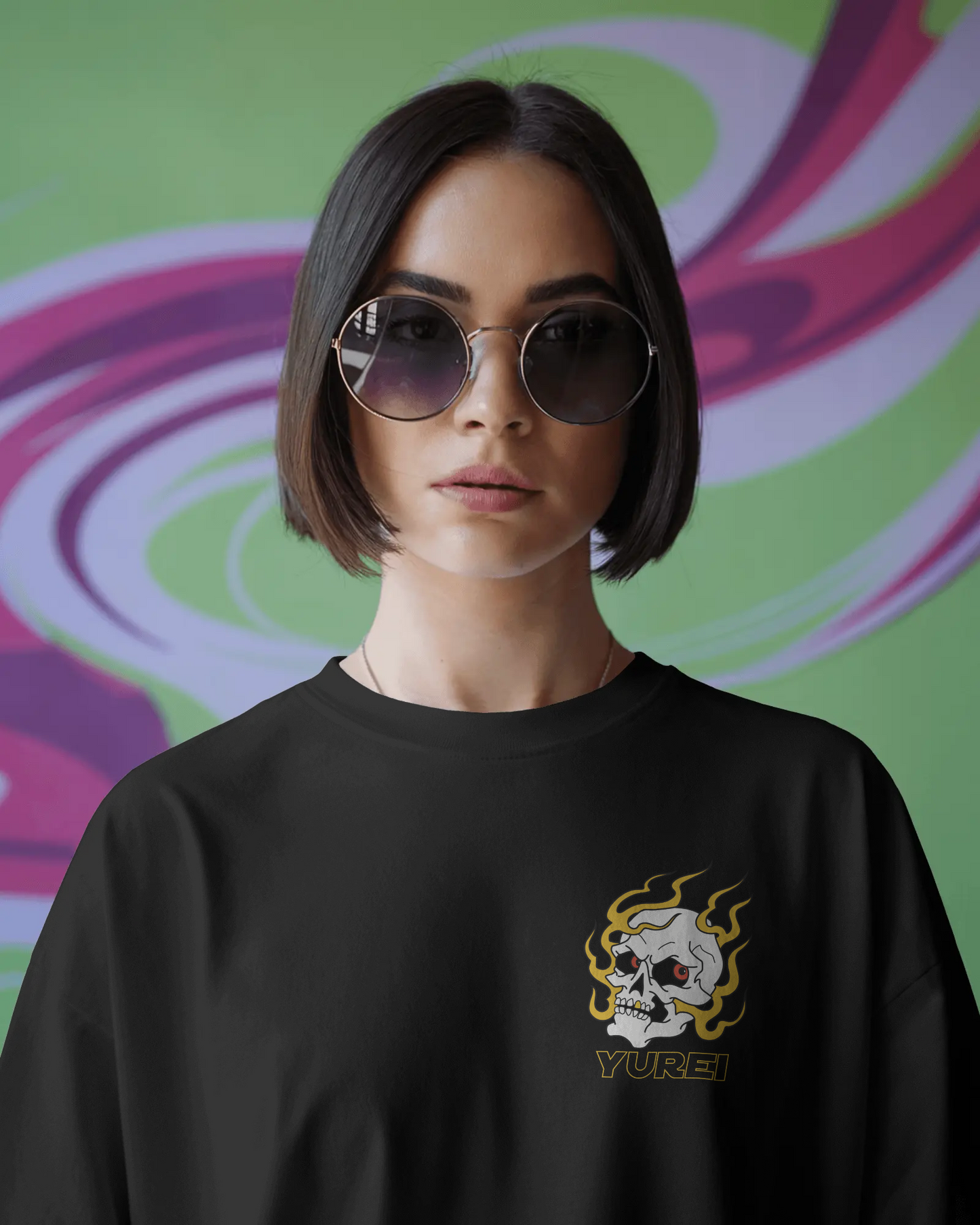 Pocket tee Yurei skull OG.