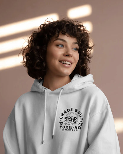 Chaos built hoodie grey