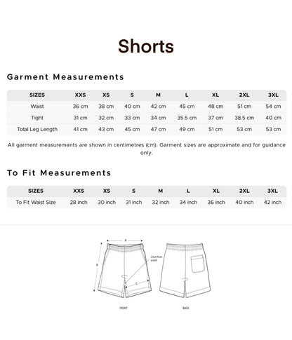 Lightning skull shorts