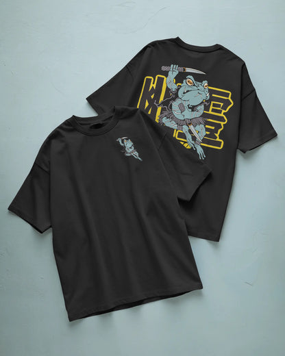 Samurai toad oversized tee