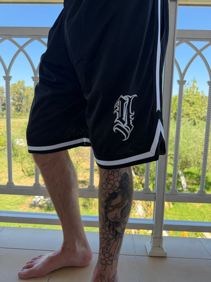 Y logo street shorts